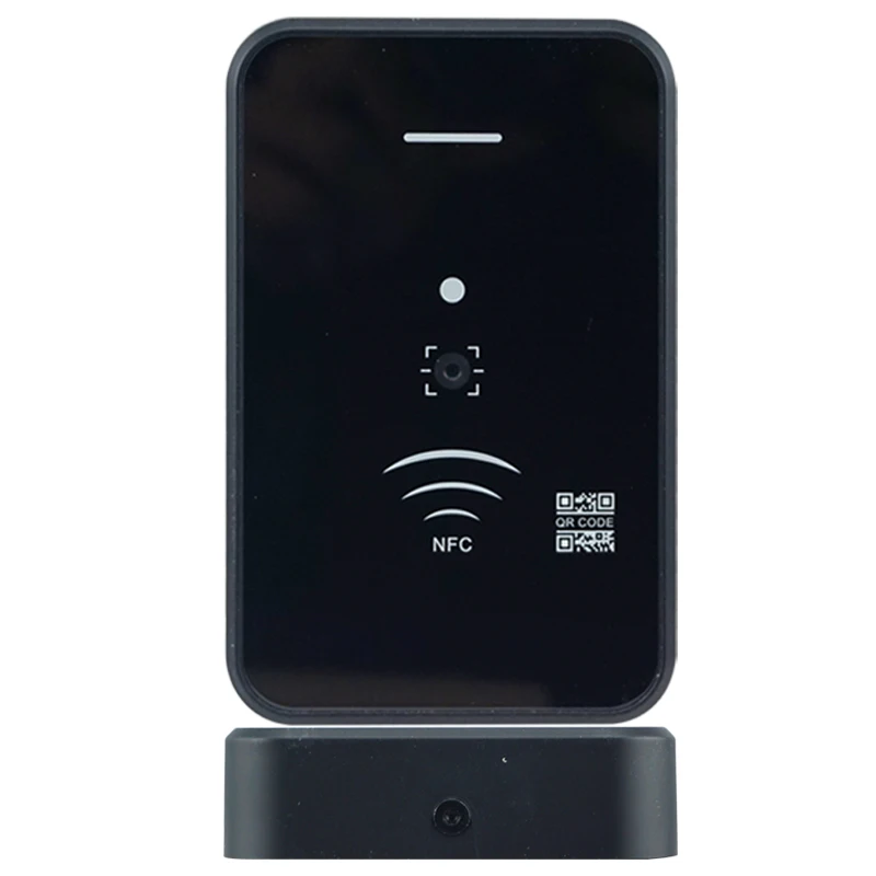 QR reader for door access control system with user use WeChat Mini program to open door