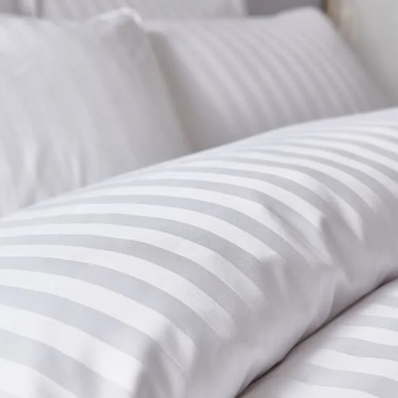 Классическая полосатая белая постельное белье SANHOO роскошное льняное 250 Египетский хлопок гостиничные простыни