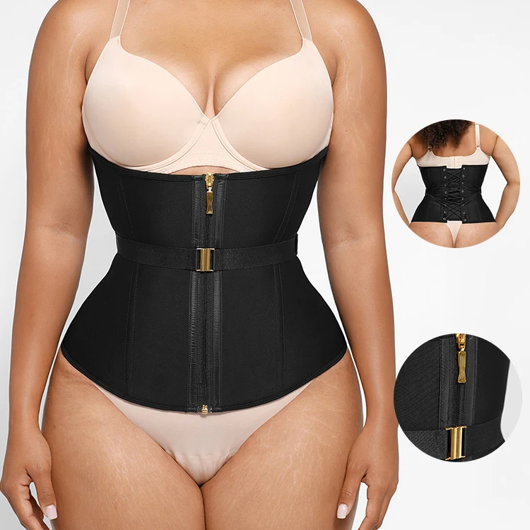 Hexin Shapewear Verified Pro Compression Adjustable Nylon Belt Slimming Tummy Women Workout Back Support Waist Trainer Belt