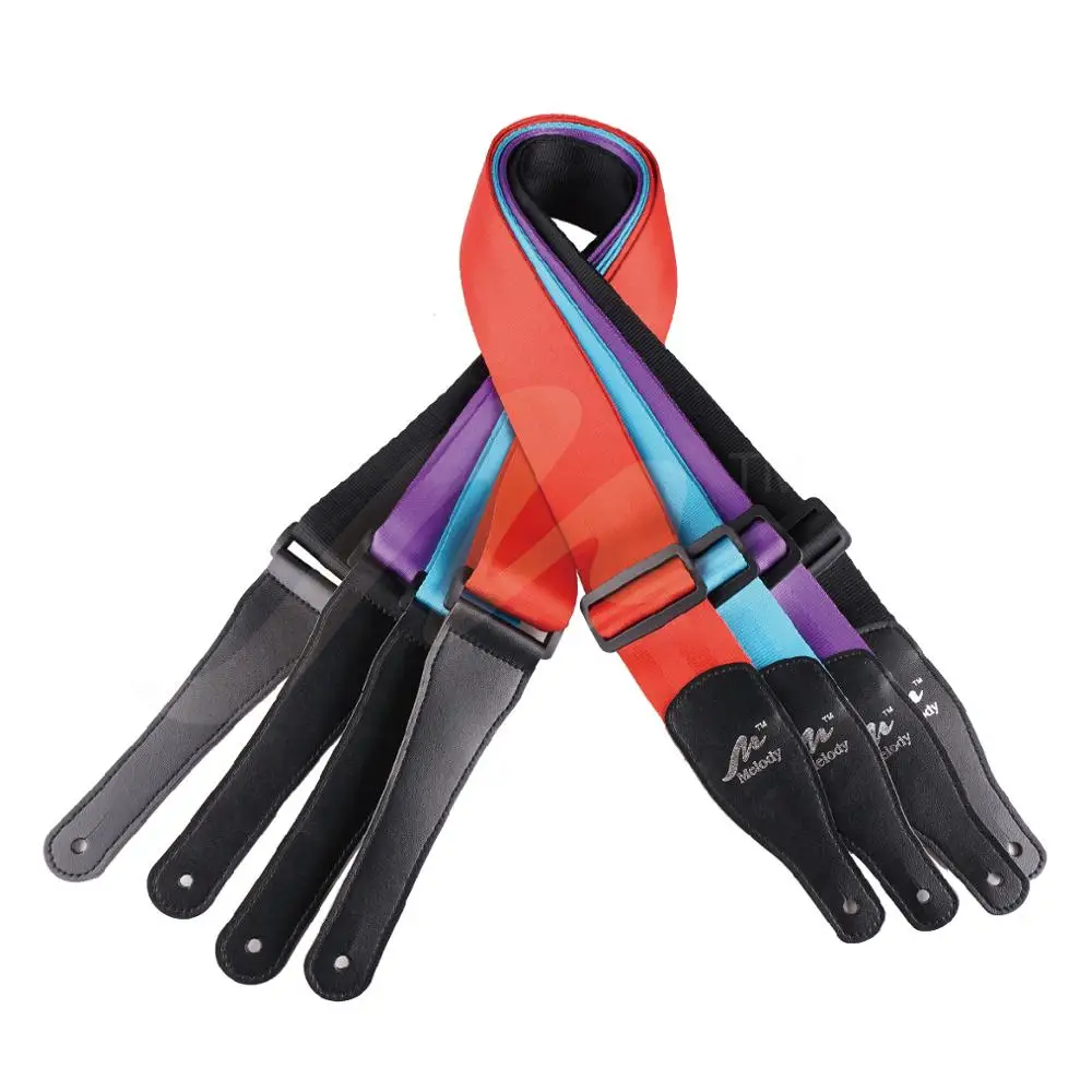 
Wholesale High Quality Vegan Custom Seatbelt Guitar Straps 