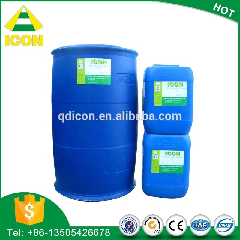 Qingdao ICON Medium temperature phosphating solution , Black phosphating solution