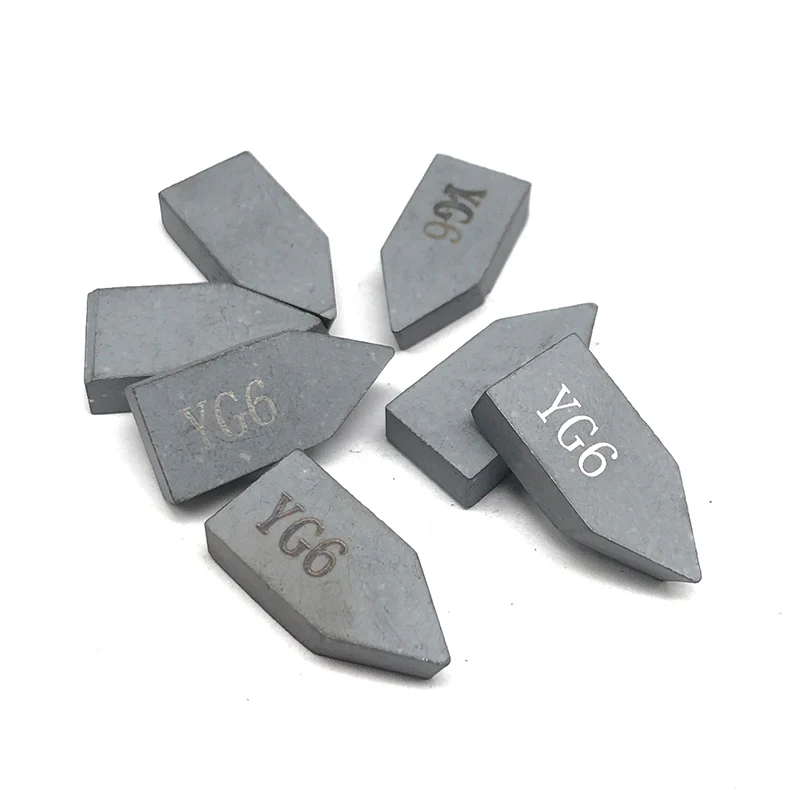 YG6 C125 цементированный карбид вольфрама Паяные наконечники в наличии