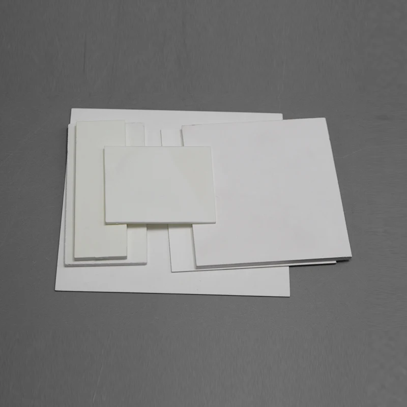 High Purity Magnesia Ceramic Rectangular Plate High Temperature Gasket 68*55*2