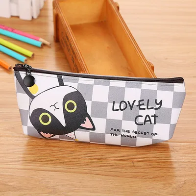 Kawaii Cats Creative Stationery Coin Purse Student Pencil Bag Cute Storage Pencil Case