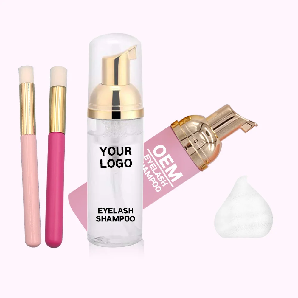 Private Label Wholesale Customized Package Eyelash Cleaning Shampoo Different Scent Eyelash Cleaning Foam