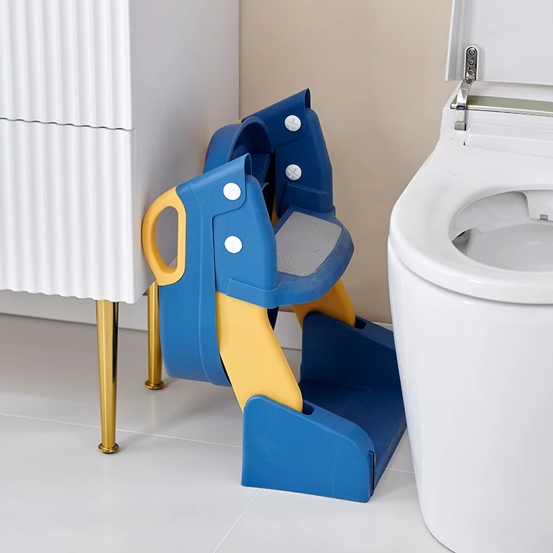 2-in-1 Plastic portable kids baby potty training children toilet seat with step stool ladder