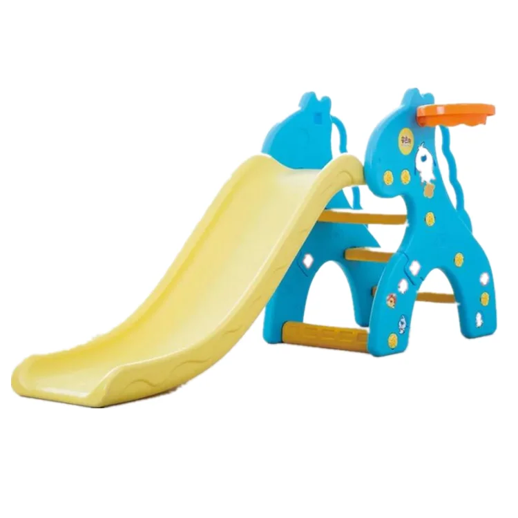 Freestanding Easy setup children plastic slide Sturdy Anti-slip children home playing slide indoor home slide toys for children