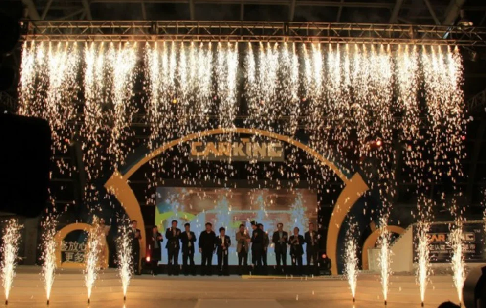 Stage Equipment Cold Spark Machine With Case Cold Fireworks Sparkler Machine 600w for Stage