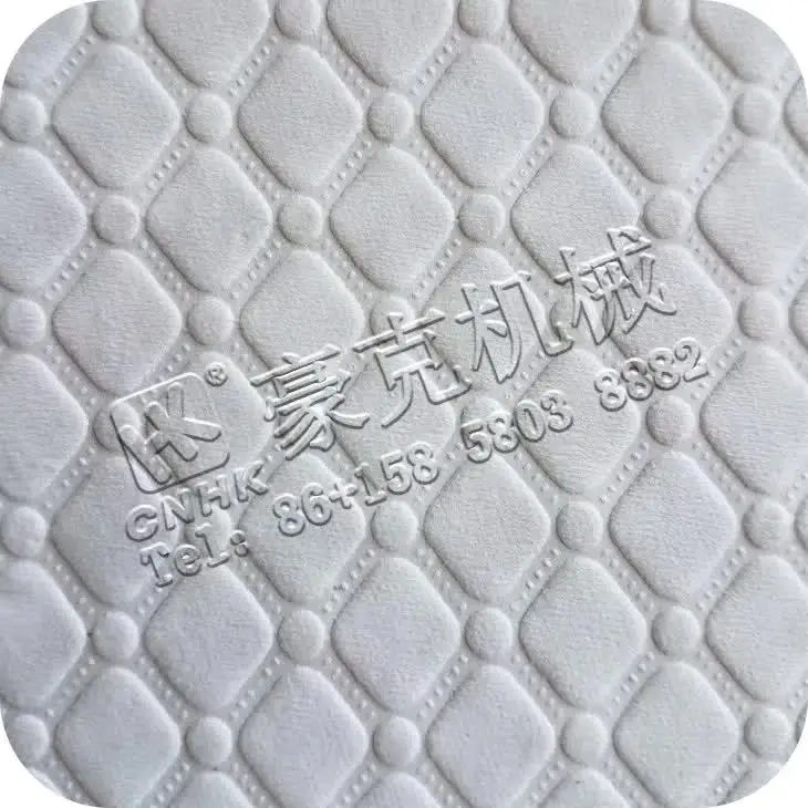 Fully automatic nonwoven fabric machine line with color printing device table