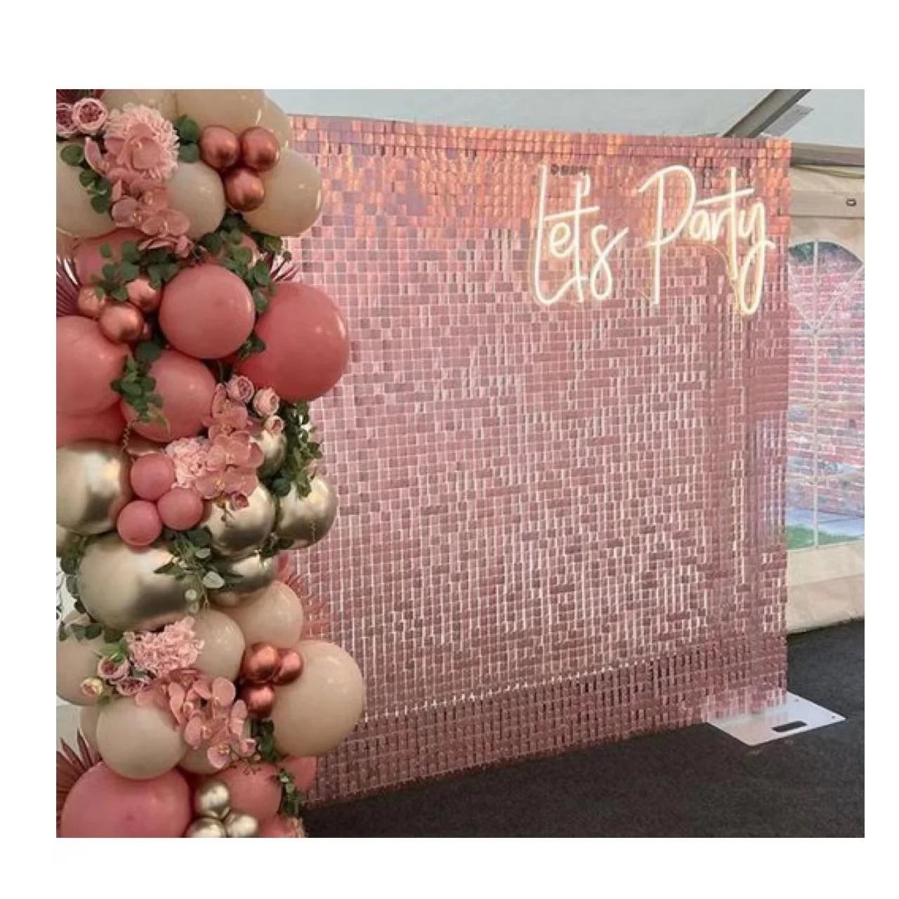 Wedding party pink white green red flower walls artificial rose roll up flower walls backdrop