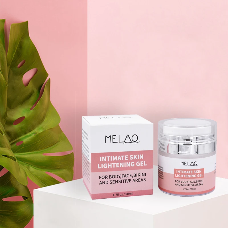 Lightening Gel for Body, Face, Bikini and Sensitive Areas Skin Contains Underarm Whitening Cream for Black Skin