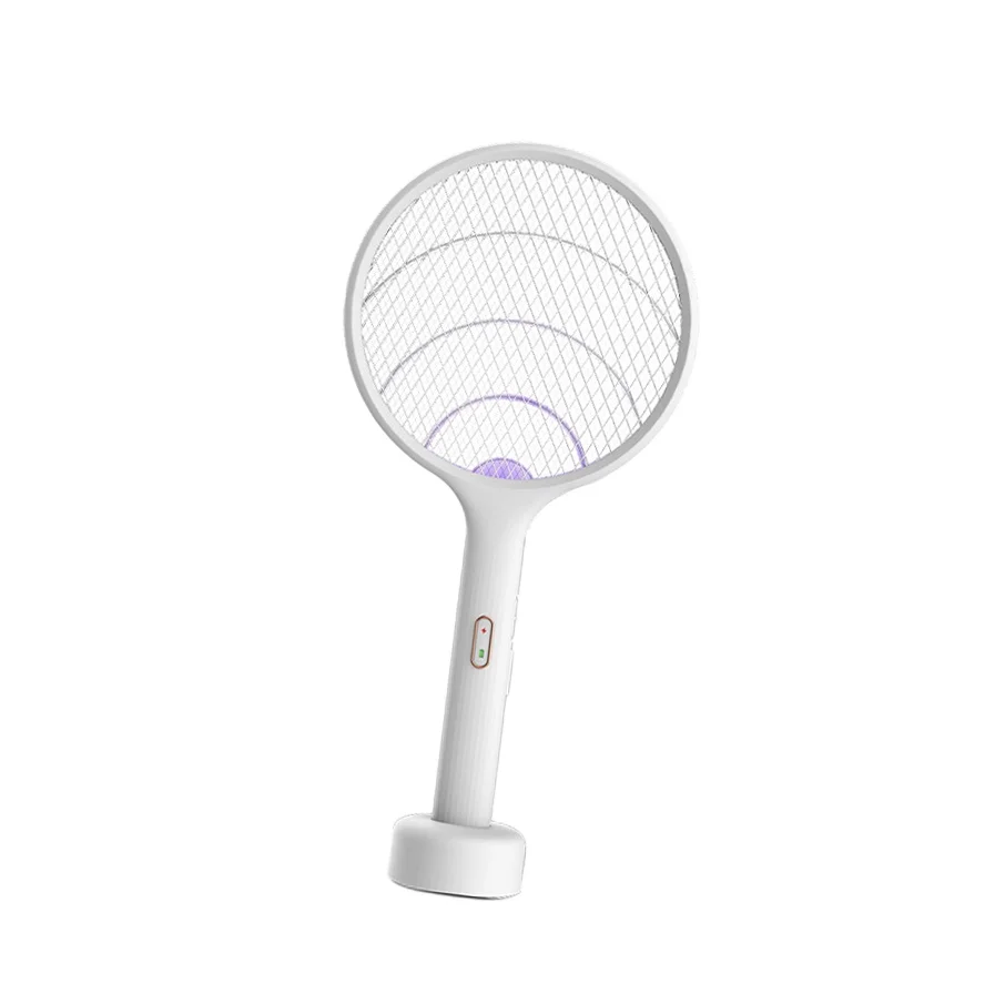 
Hot Sell Electric Mosquito Killing Racket with Wall-mounted Accessories 