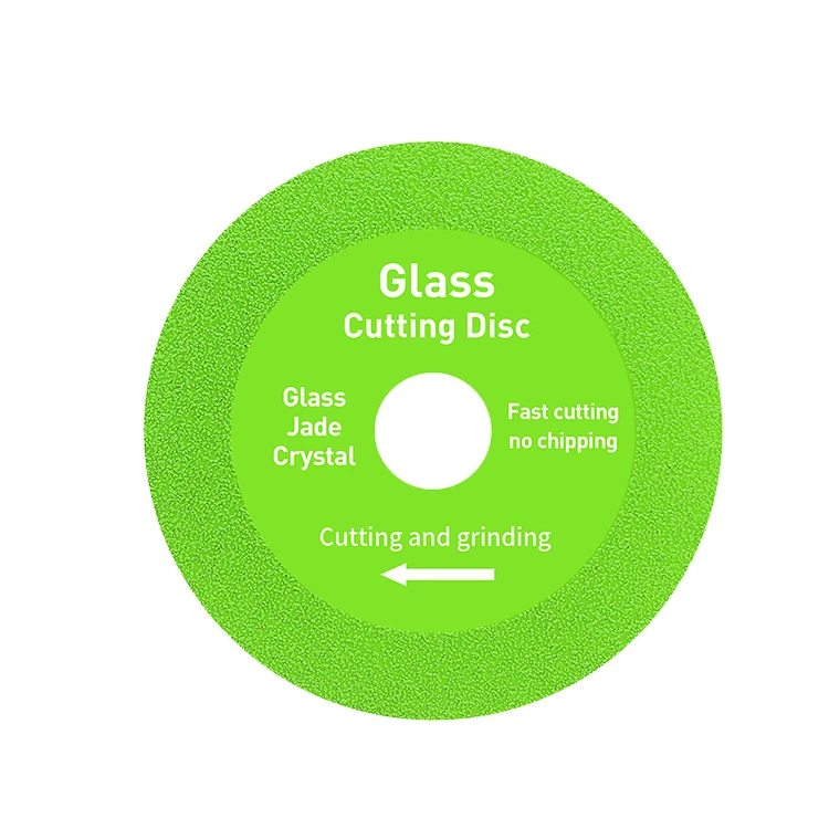 Ultra-Thin 115mm 125mm Hot Press Glass Cutting Disc Saw Blade for Wine Bottles Grinding and Jade Crystal Chamfering