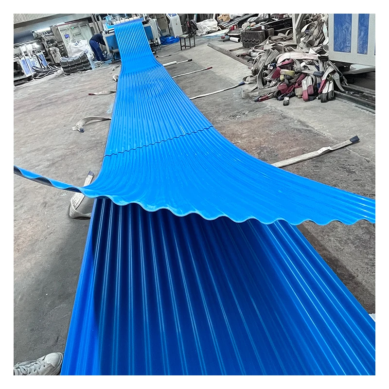 Factory Price Heat Resistant Circular Wave Corrugated PVC Roof Tile Flexible Plastic Upvc Roofing Sheet For Warehouse Shed