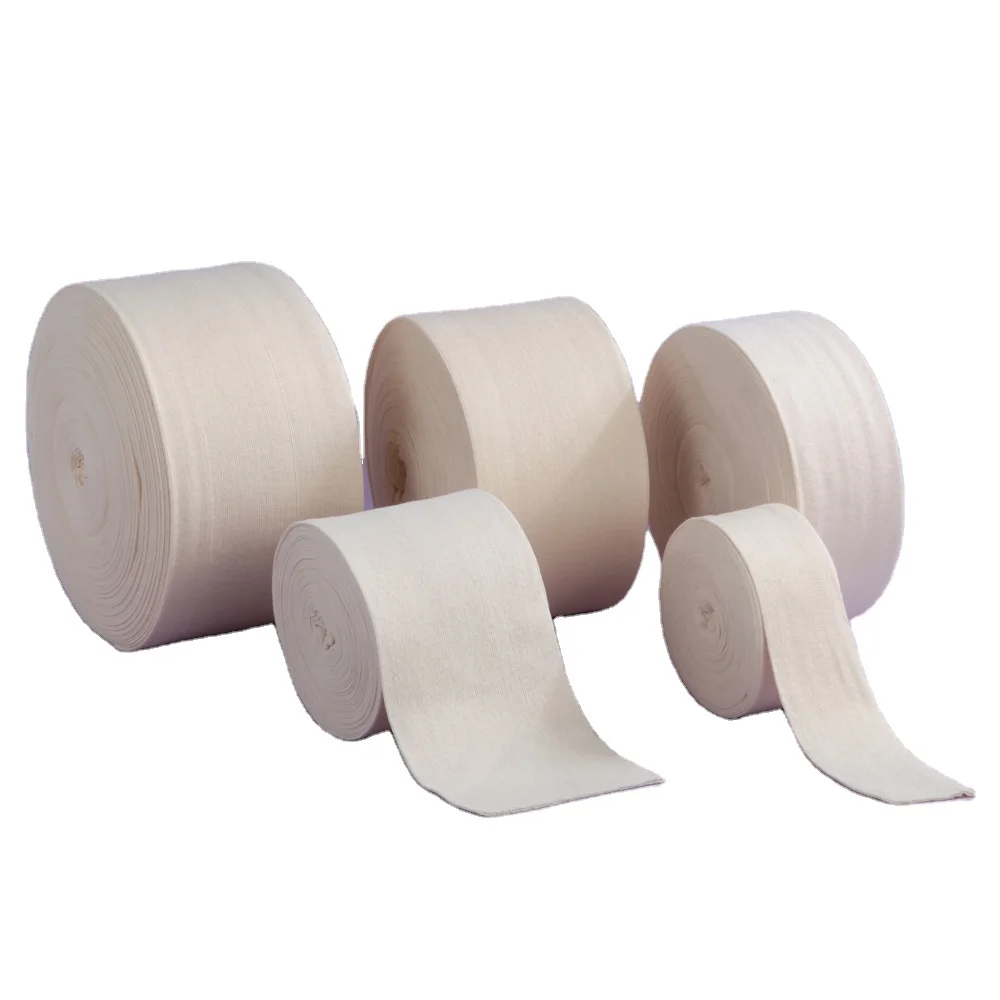 Chinese Gauze Cotton Bandages Manufacturer Assorted Sizes Spandex Medical Tubular Elastic Bandage
