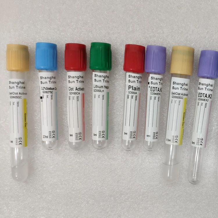 High Quality Vacuum Blood Collection EDTA.K2 test Tube  for lab/medical