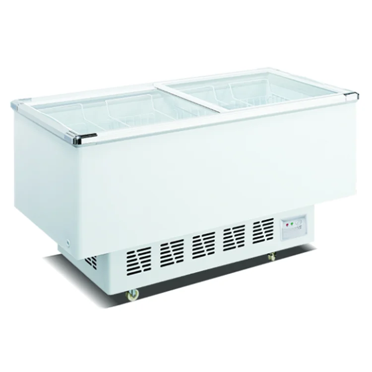 Новый список замороженные напитки холодильник-витрина для мороженого остров шкаф для морозильной камеры