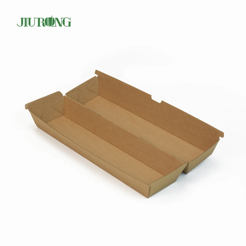 Host Sales  Environmentally Friendly Degradable Custom Recyclable Paper  Box for Hot Dog