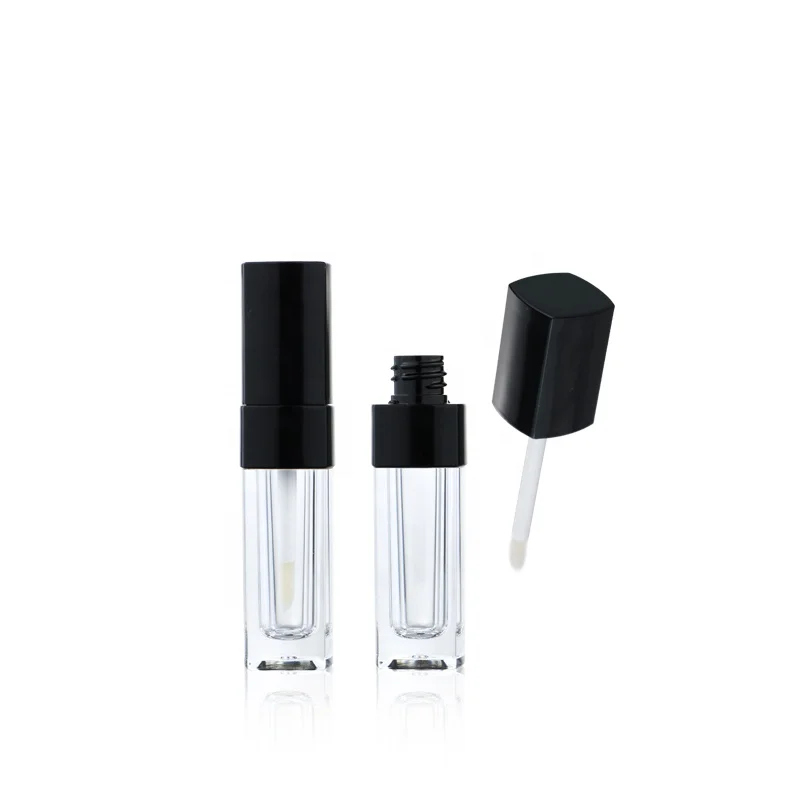square mini cute lip gloss tubes for girls packaging lipgloss wholesale price cosmetic packaging manufacture lipgloss