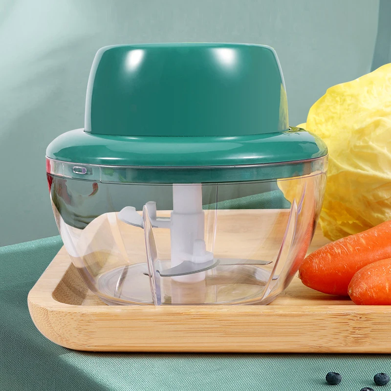 Electric vegetable cutter USB rechargeable food blender garlic shredder cutting vegetables meat wireless vegetable cutter slicer