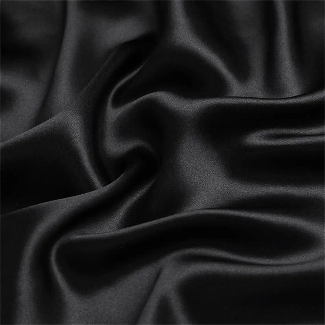 Oeko Tex 6a Grade 100% Mulberry Pure Silk Charmeuse Fabric 12 16 19 22mm Width Plain Dyed Digital Print Satin Woven Silk Fabric