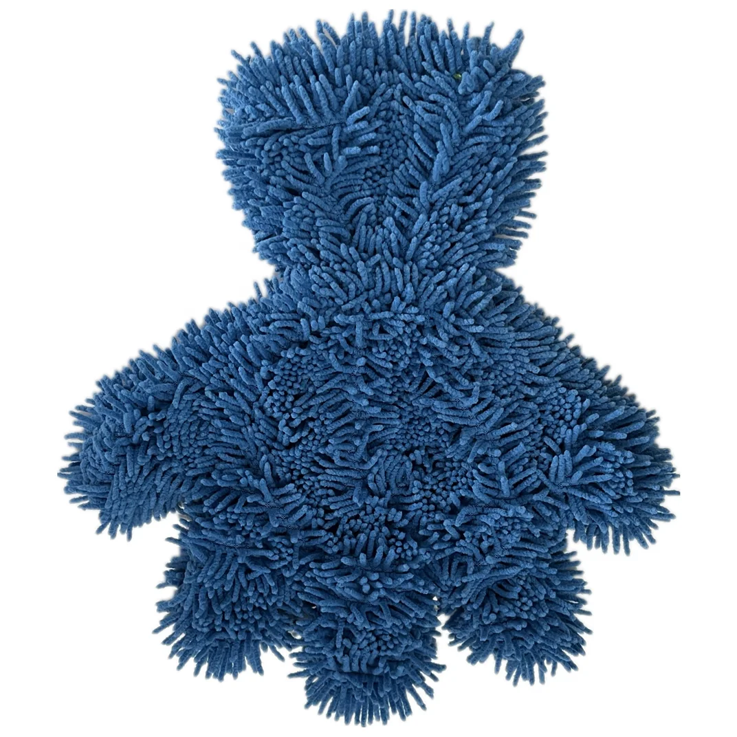 Two Sides Lint  Car Wash Gloves Chenille Microfiber Wash Mitt Brush Tools for Car Window Body