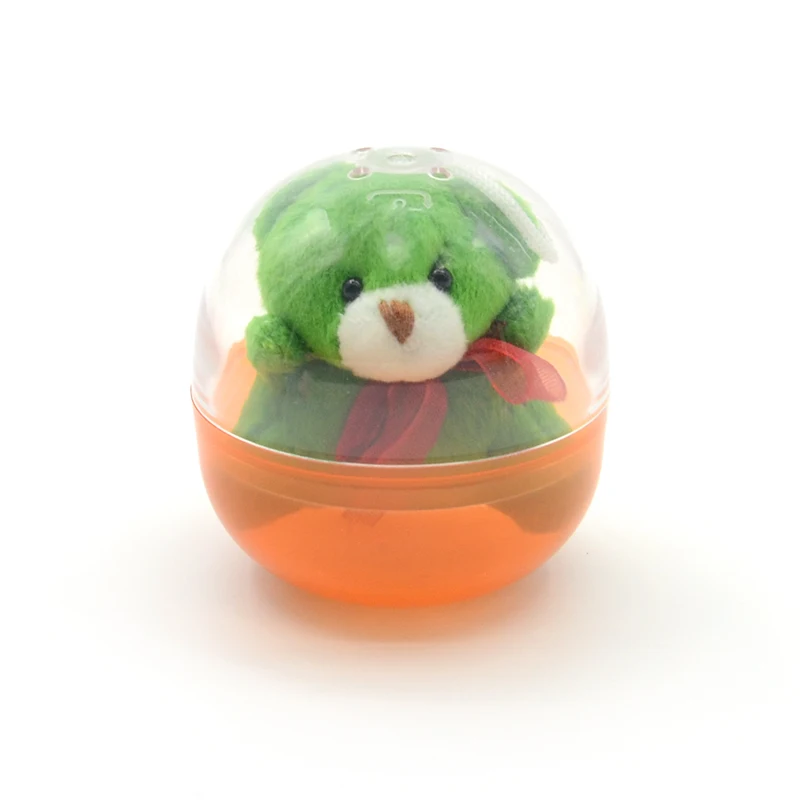 Wholesale gashapon capsule mini 6cm animal stuffed plush toys for capsule-gashapon-vending-machine