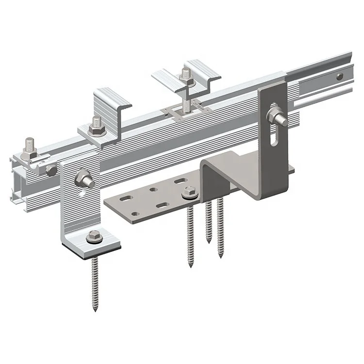 Pitch Roof Mounting Solar Structure System Solar Rail Splice Connector Kit