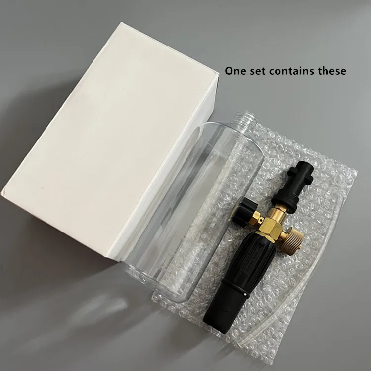 SHAN DUN car wash foam gun foam lance sprayer Karchere snow foam cannon with transparent bottle