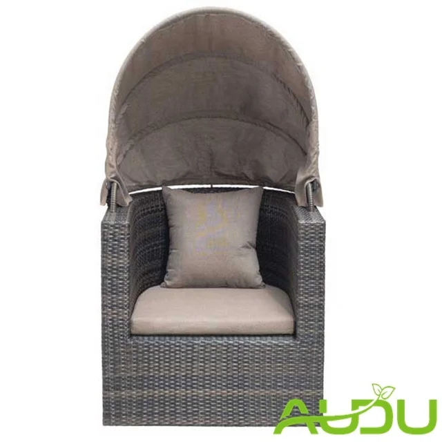 Audu Rattan Outdoor Round Bed On Sale