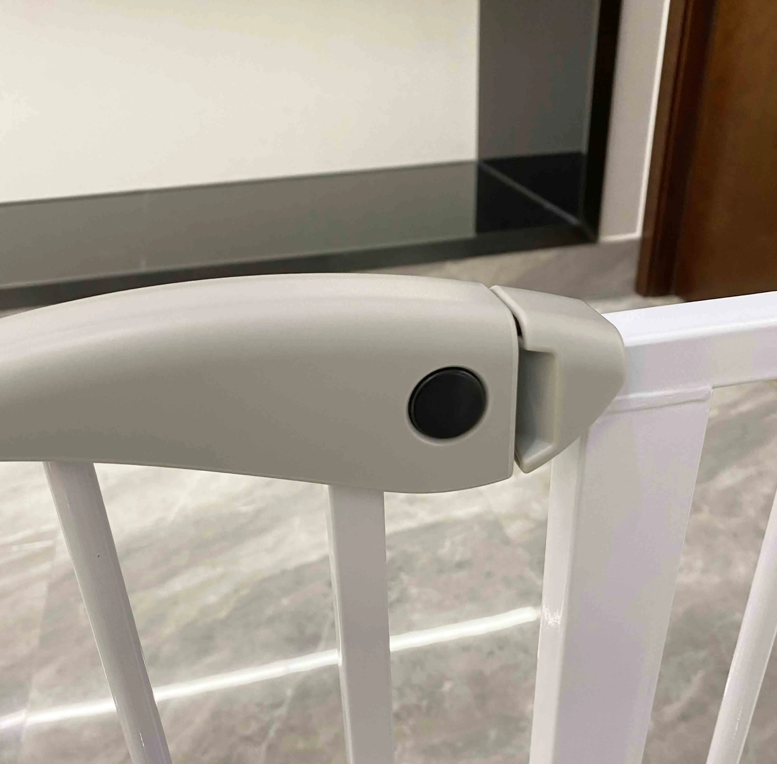 child retractable outdoor lock infant barrier stair extendable rectable high Baby Safety Gate