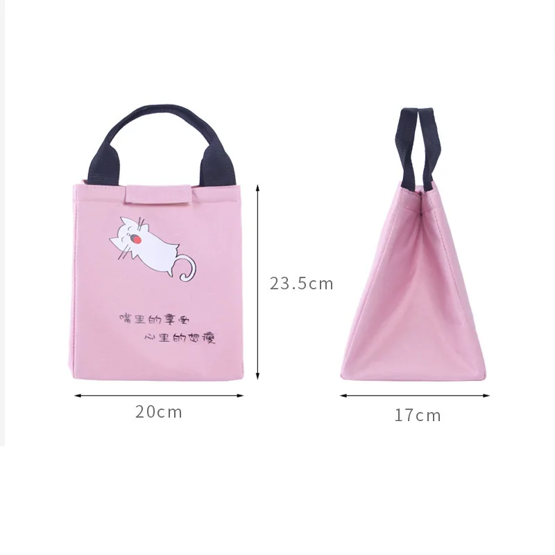 Portable Insulated Thermal Cooler Leak Proof Lunch Box  Lunch Box Bamboo For Kids Canvas Rattan Lunchbox Bag Food Container