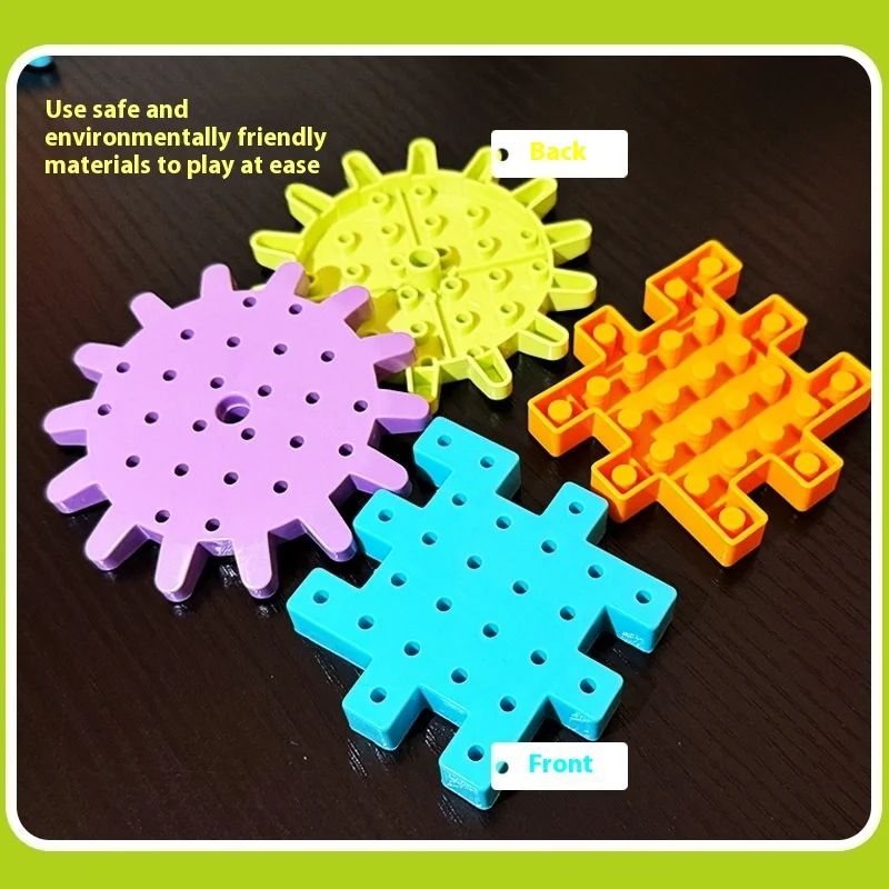 139pcs Large Plastic Building Blocks Electric Educational Assemble Toys for Kids Cross-Border Compatible Wholesale