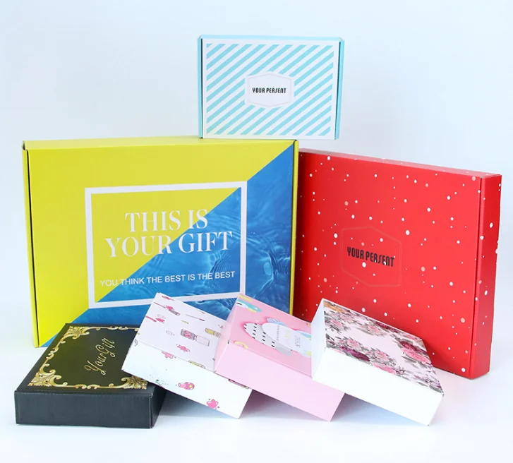 Eco Friendly Color Printing Corrugated Paper Packing Box Craft Paper Box