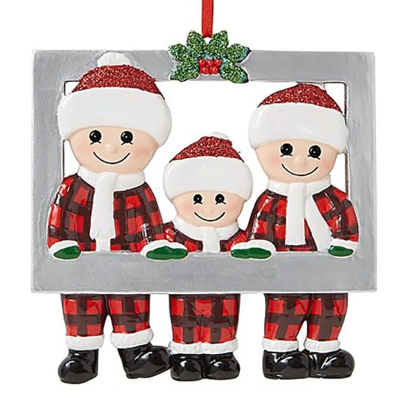 Newstar Y888 Christmas tree gift decoration Christmas Santa Claus pendant Creative cartoon cute family photo frame