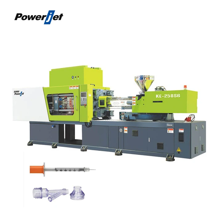 Powerjet автоматическая машина для литья пластмасс iml под давлением медицинский одноразовый шприц