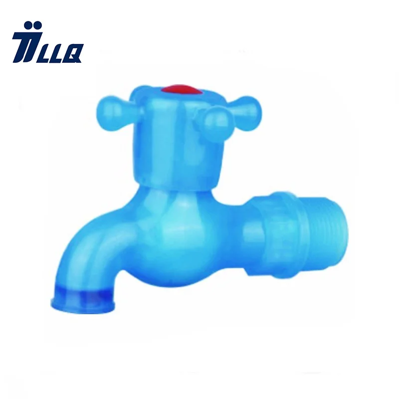 Garden Irrigation Connector Plastic Bibcock Wall Mounted Male Thread Plastic Pvc Water Tap