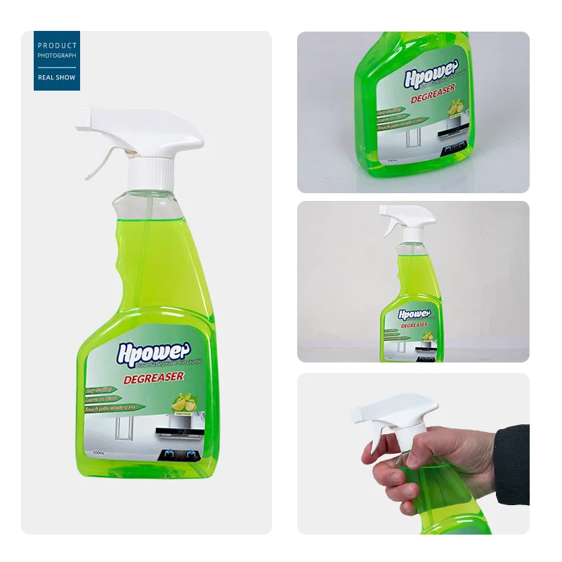 Degreaser Liquid Spray Cleaner for Kitchen Benches Bikes Engines Ovens Microwaves Glass clear Oil