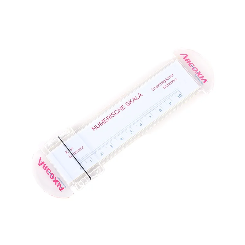 Пластиковая медицинская линейка для лечения боли с логотипом на заказ