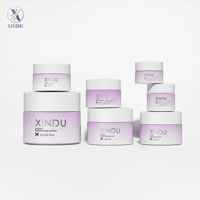 Round Cream Glass Jar Custom Colors Cosmetic Cream Jar With Lid Manufacturers Selling Cream Jar Glass Bottle Cosmetic Packaging