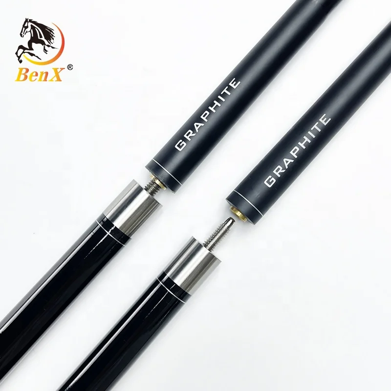 BenX GD07 Simulated Carbon Fiber Cue Stick Maple Wood with Spray Paint For Billiards