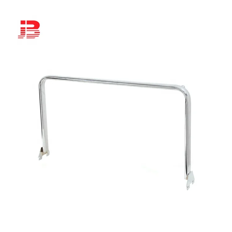 Wholesale metal chromed slotted channel display handrail