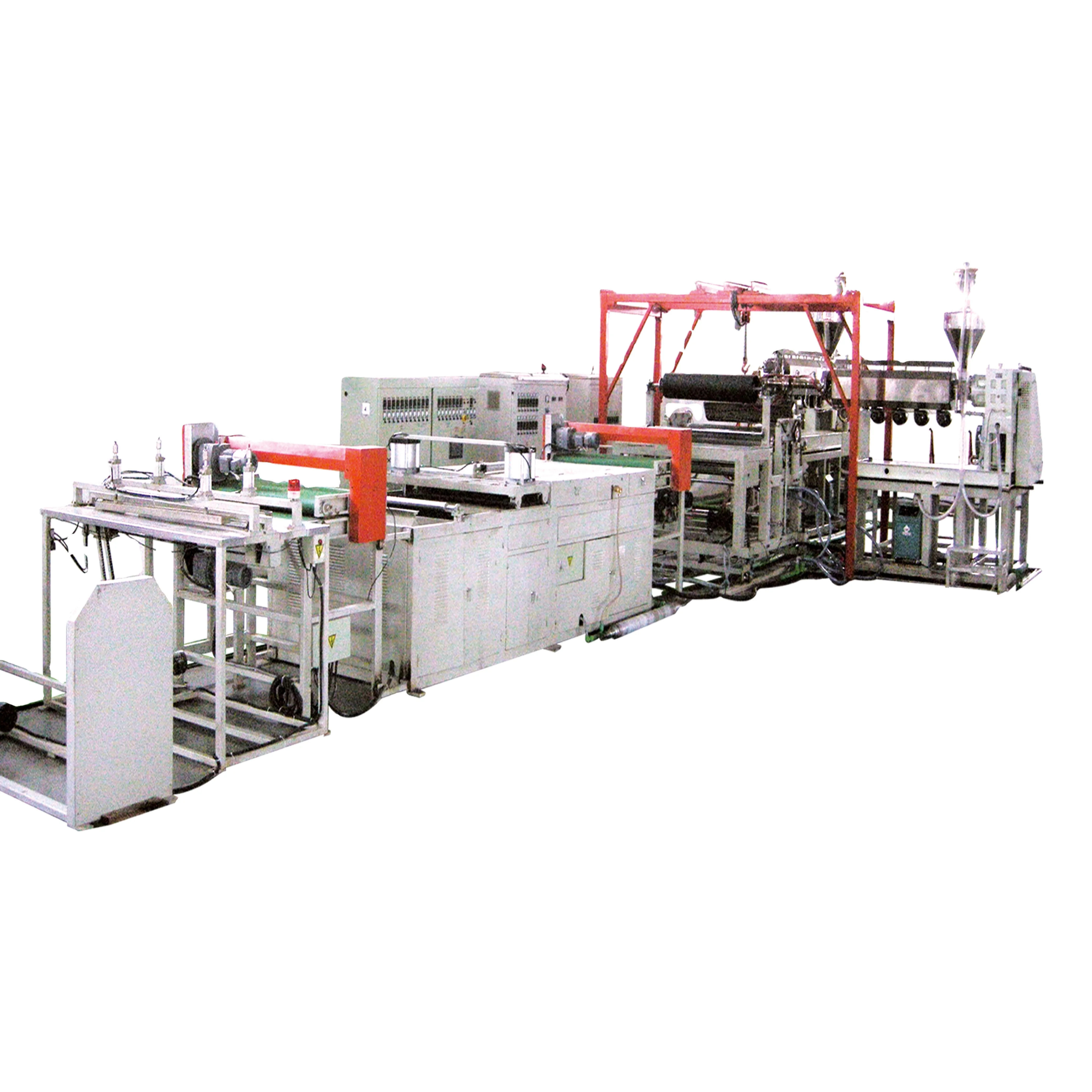 PE artificial grass making machine, plastic door mat production line artificial grass equipment
