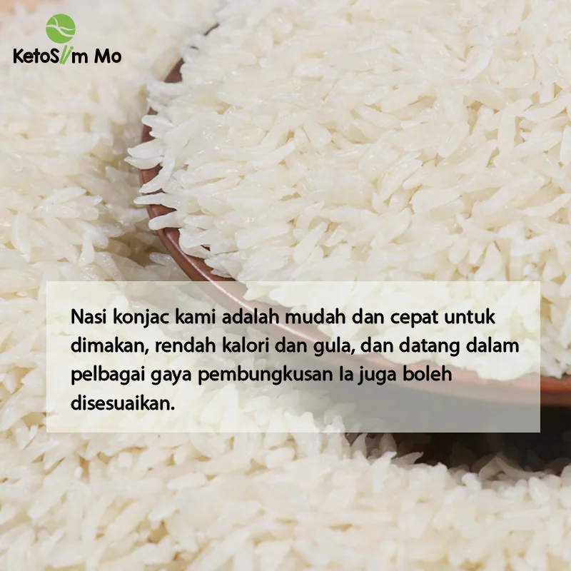 Zhongkaixin Ketoslim Mo Konjac Malaysia Dan Nasi Kering Konjac Yang Mudah Konjac Instant Rice