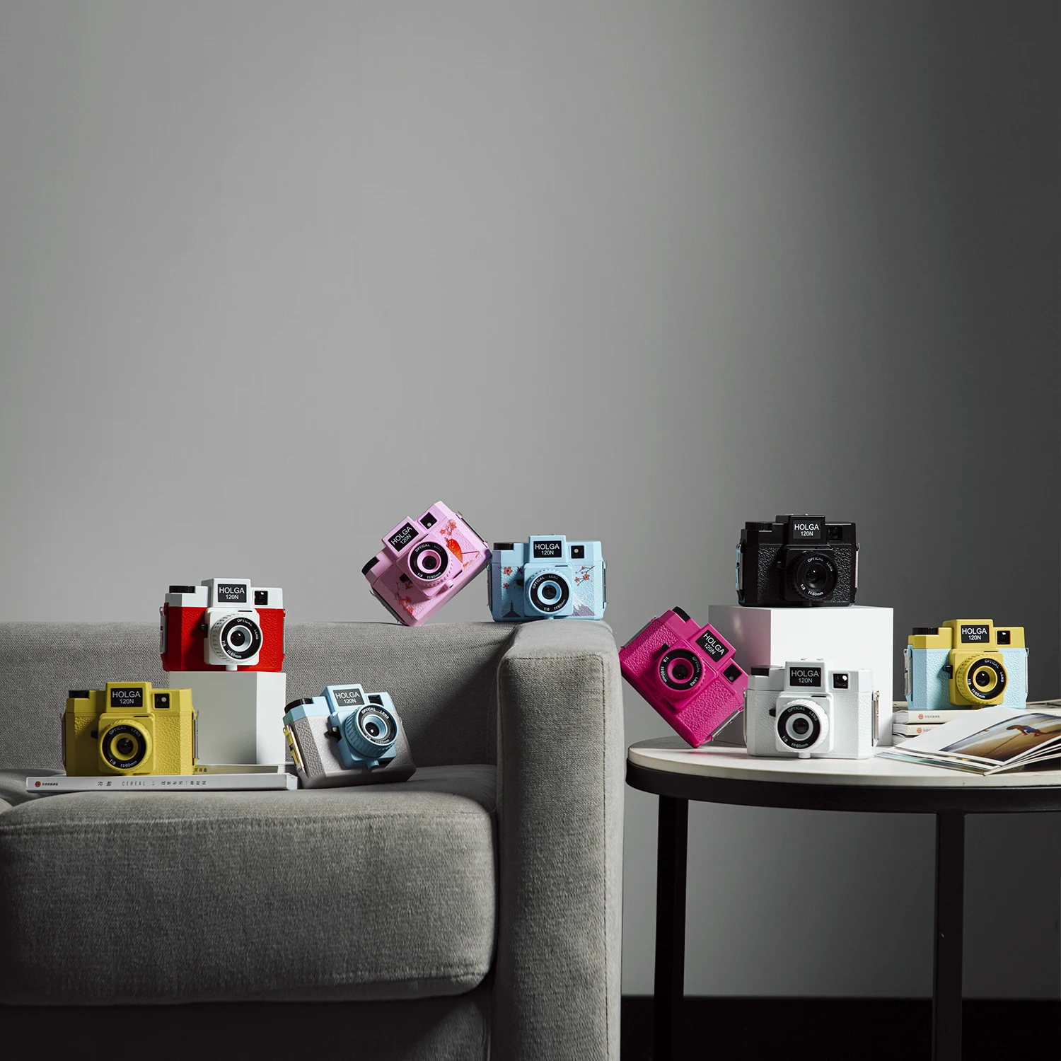 Роликовая камера Holga 120N 60 мм/f8 Система фокусировки с пластиковыми объективами 120 мм пленочная Классическая