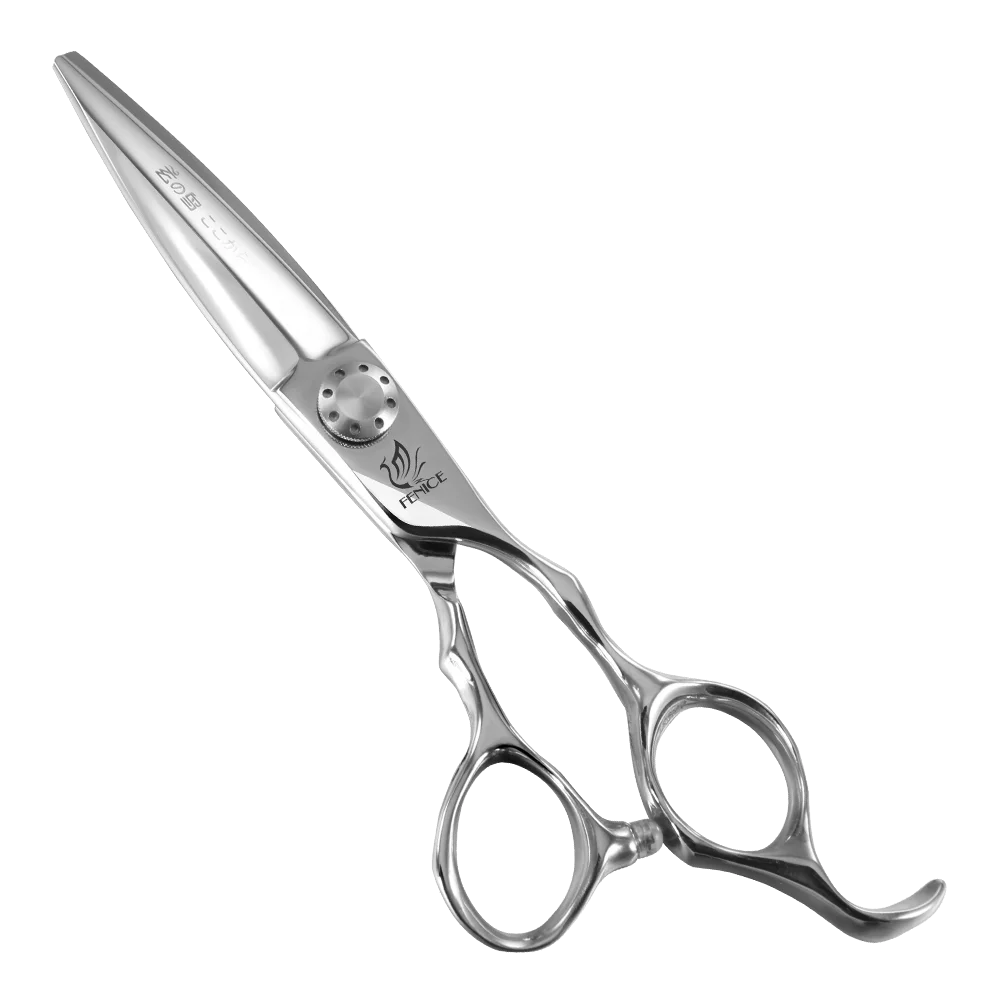 Fenice Wholesale 6 Inch Professional Wide Blade Hot Barber Hairdressing Scissors for Barbershop