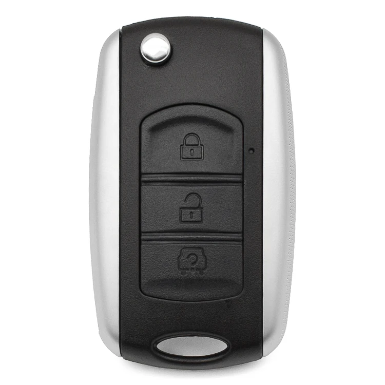 Car Key Accessories Plastic Shell Fob Case Replacement for Dongfeng 580 Flip Key Shell With Logo