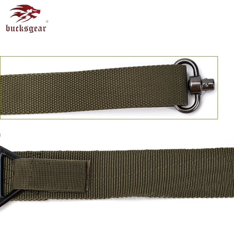 
Bucksgear Factory Wholesale gun beltsArmy Military Green Gun Sling hot sale US miiltary tactical rifle gun sling MS4 