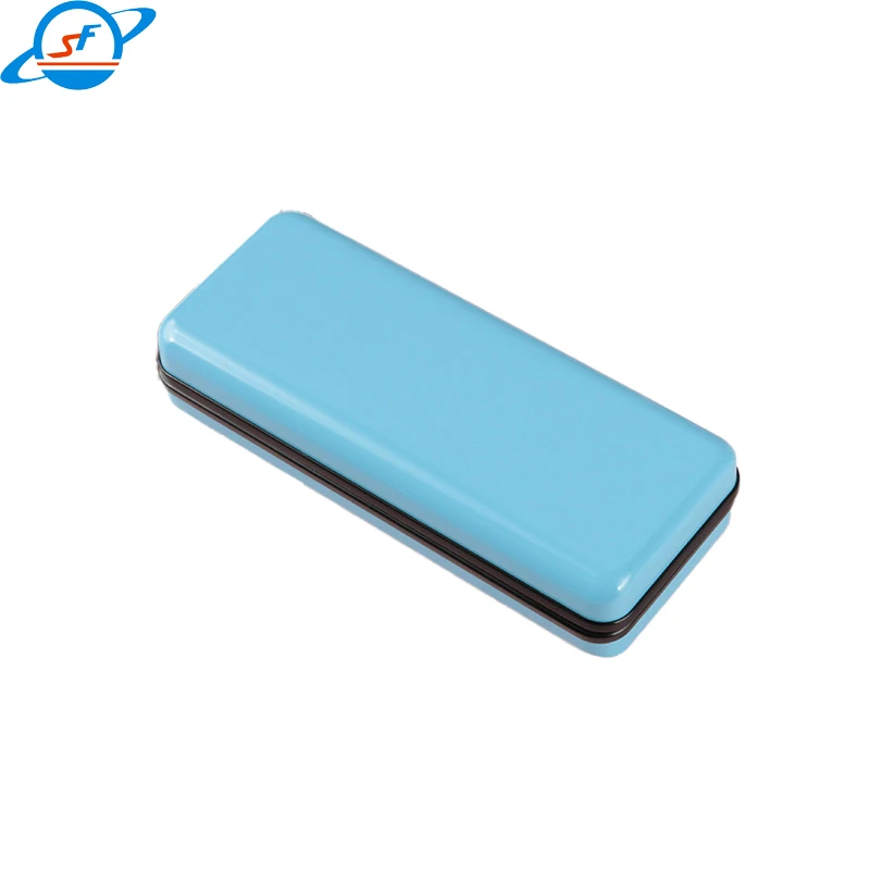 xinhe SF 2024 new glasses case White aluminum magnetic metal optical sunglasses case