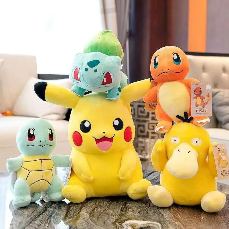 Top Selling Cartoon  Anime Peripherals Pokemoned Stuffed Plush Toy Good Present for Kids